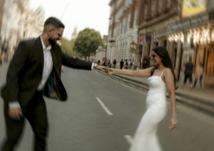 fun and genuine elopement photography after the city hall wedding in manhattan, nyc